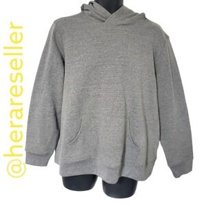 Ideology Off Duty Grey Casual Pullover Hoodie Size 1X